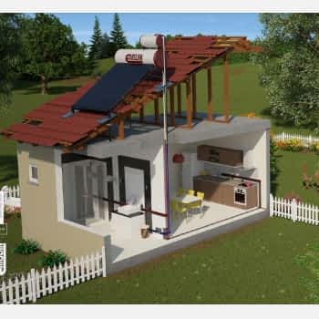24 Vakum Tüplü Starlight Güneş Enerjisi Sistemi